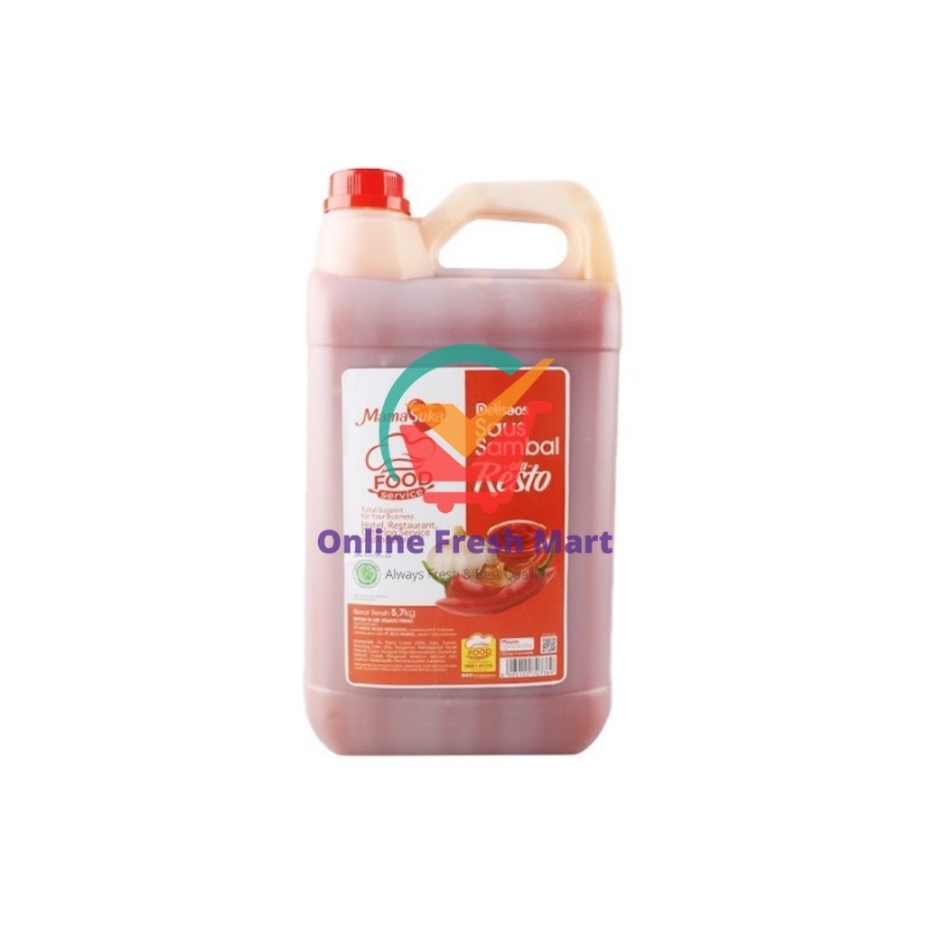 

Mamasuka Delisaos Saus Sambal Ala Resto Jerigen 5.7kg - Online Fresh Mart Denpasar