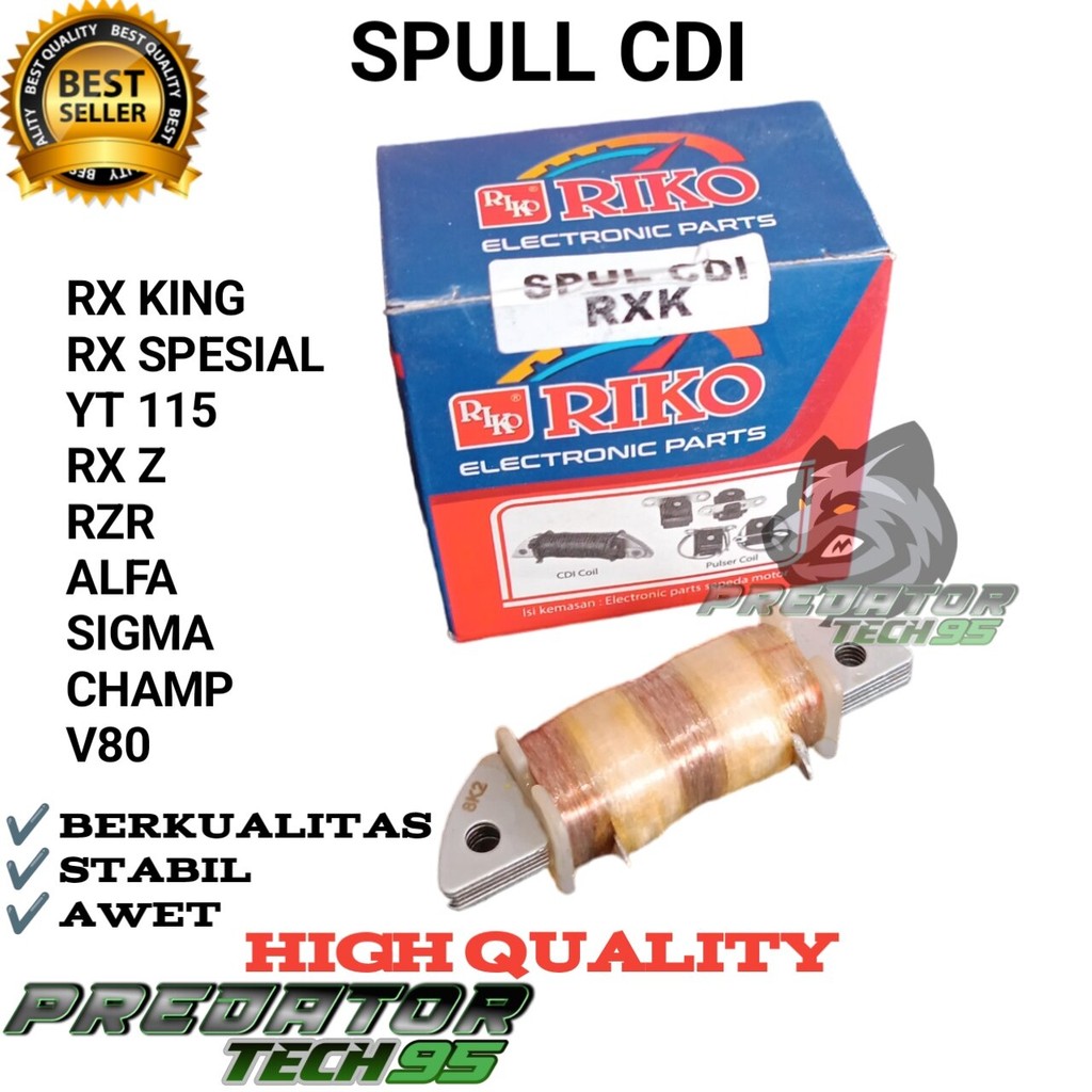 SPUL PENGAPIAN RACING RIKO RX KING RX SPESIAL YT115 RXZ RZR ALFA SIGMA CHAMP V80 HIGH QUALITY
