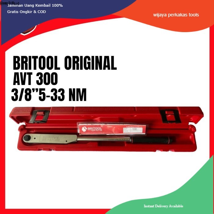 Britool Avt 300 aex kunci torsi kunci momen 3/8 torque wrench britool