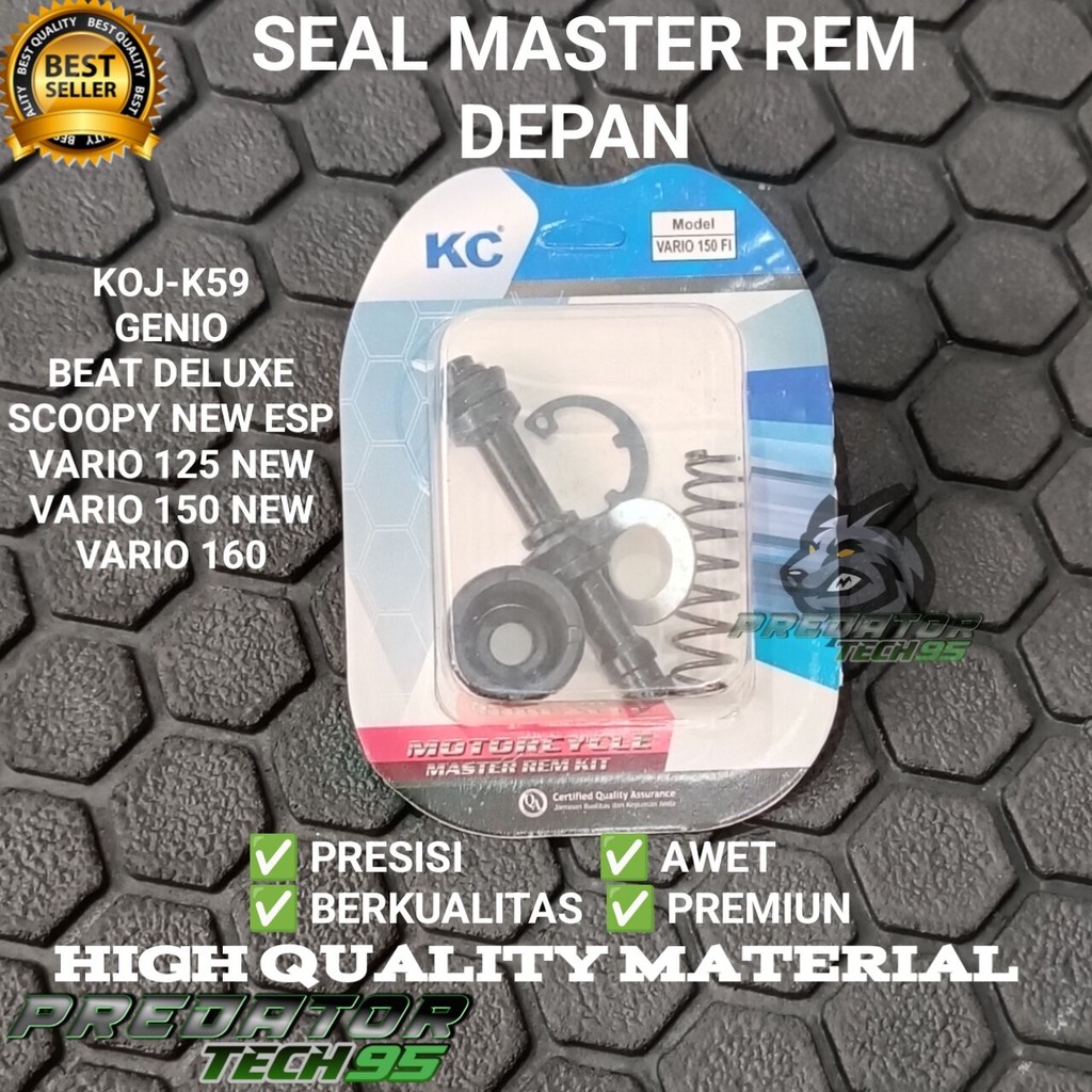 SEAL MASTER REM DEPAN KOMPLIT VARIO 125 150 160 BEAT DELUXE SCOOPY NEW GENIO HIGH QUALITY