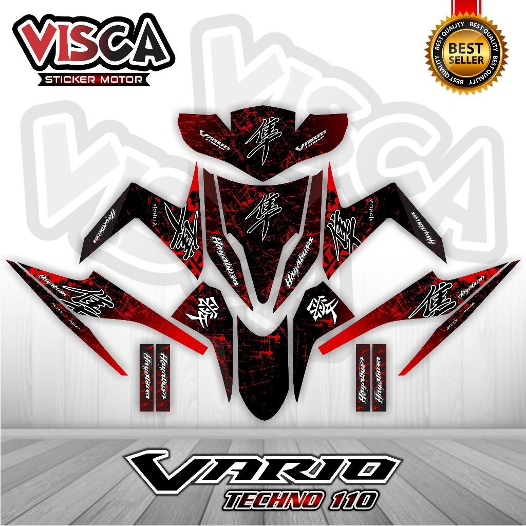 Decal Vario 110 Techno Full Body Stiker Vario 110 Techno Full Body Striping Vario 110 Techno Variasi