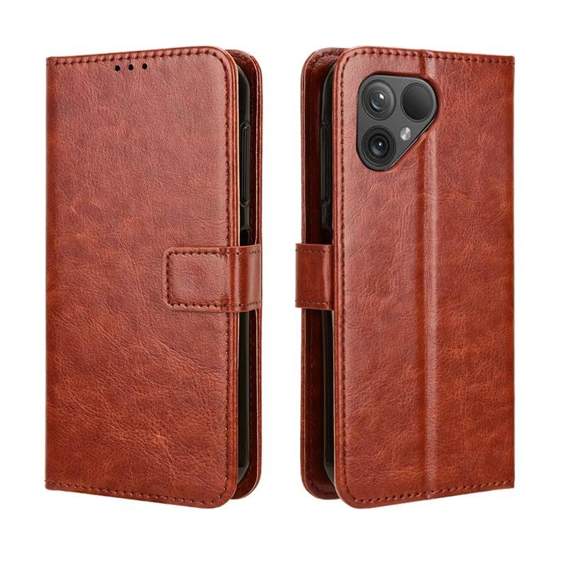 For Fairphone 5 Case Luxury calf leather material Leather Cover Skin PU Suitable for Fairphone 5 Pho