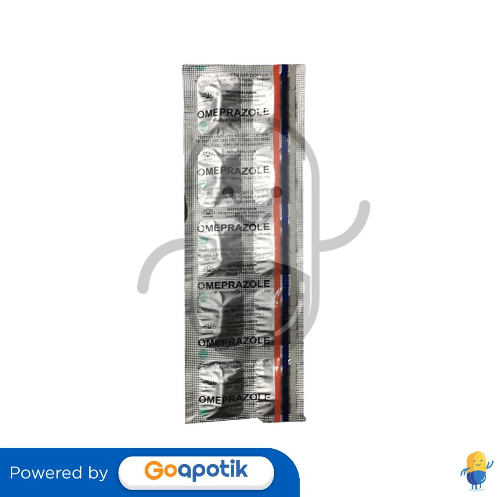 Omeprazole Novapharin 20 Mg Strip 10 Kapsul