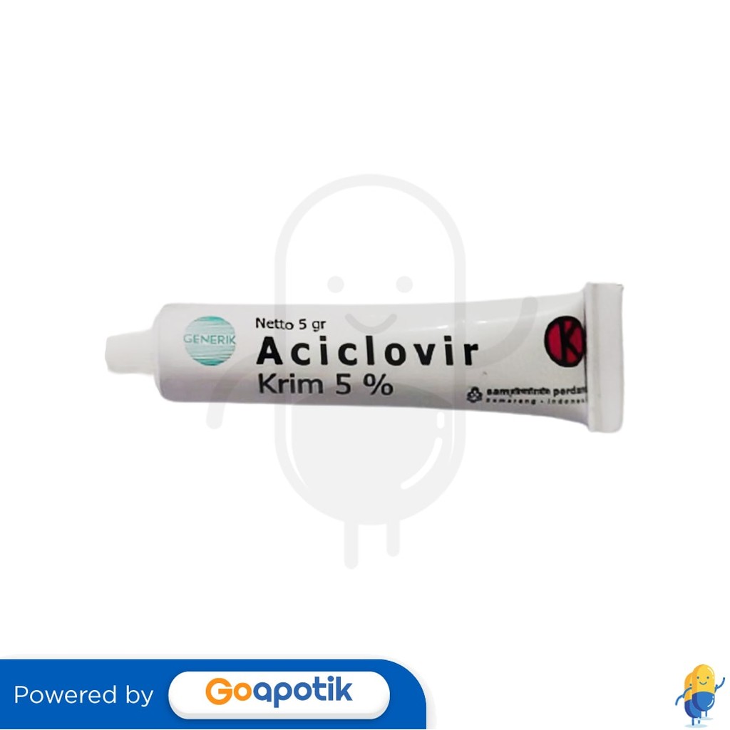Acyclovir Sampharindo 5% Cream 5 Gram Tube
