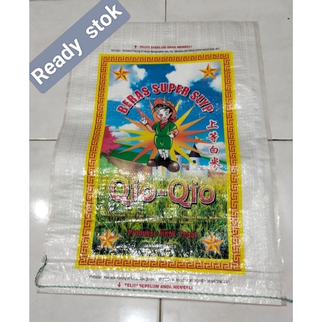 Karung Beras 20 kg BARU isi 50 Pcs Karung Plastik Baru 20 Kg