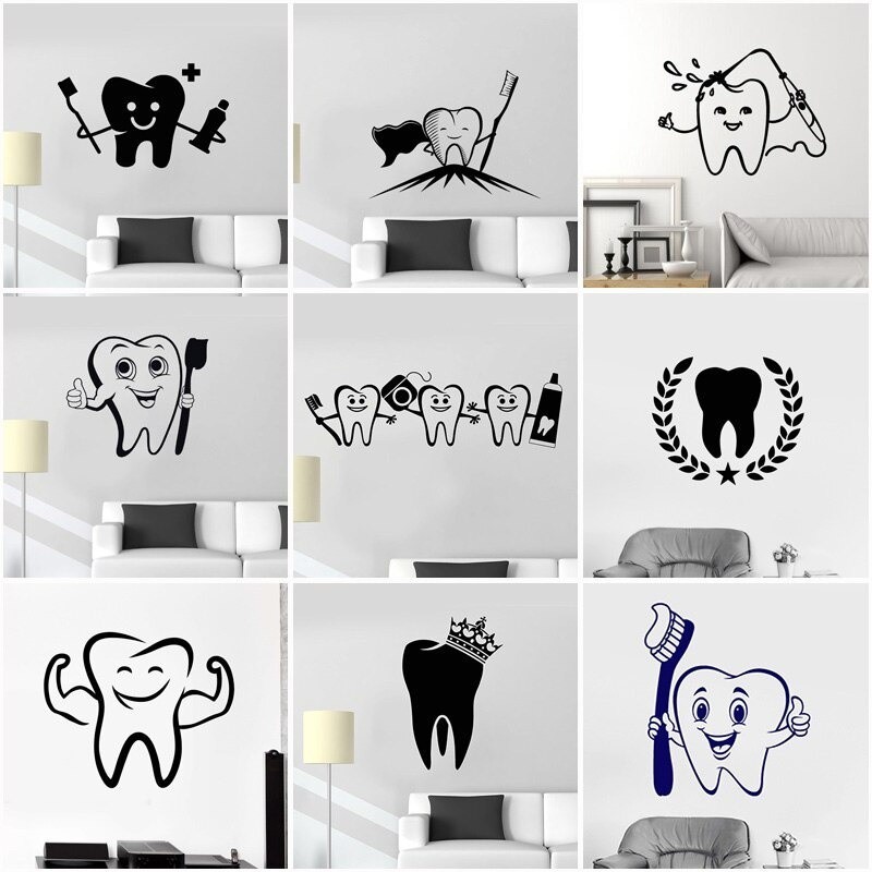 

Stiker Dinding Vinil Gigi Dental Dokter Gigi Stiker Gigi untuk Ruang Tamu Dekorasi Toko Gigi Rumah Sakit Stiker Dinding Toko Dokter Gigi Wall Cutting Sticker