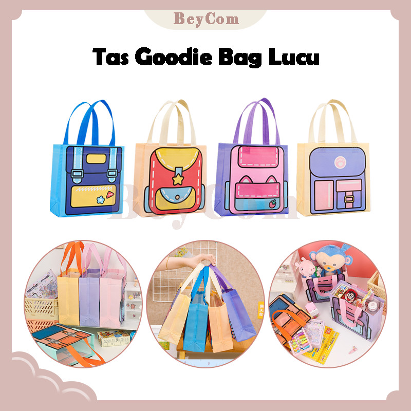 

Tas Goodie Bag Lucu/Goodie Bag Spunbond Non Woven/Tas Souvenir