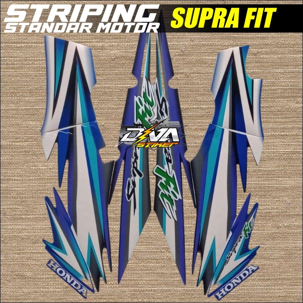 Stiker Striping Standar SUPRA FIT 2005 Lis Body SUPRA FIT 2005 BERKUALITAS TERBAIK