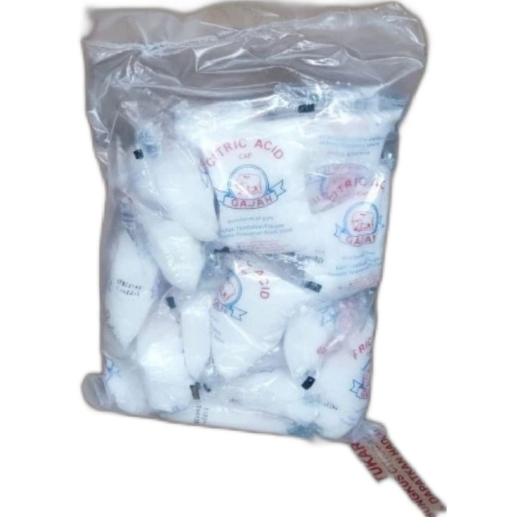 Citrun Citric Acid Cap Gajah 1 Pak 20x50gr