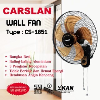 Kipas Angin Tornado Wallfan/ Kipas Dinding Tornado 18inch Carslan CS-1851 kip as (1)