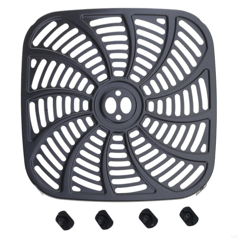 A2UE Air Fryers Pad Air Fryers Plate Square Air Fryers Tray Grilling Plate Multifunctional Cooking T