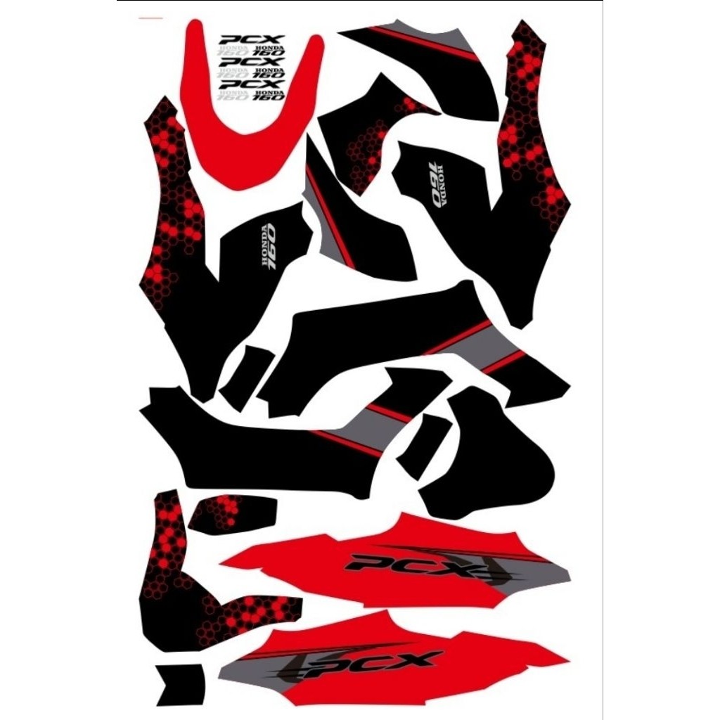 DECAL STIKER HONDA PCX 2022 CUSTOME