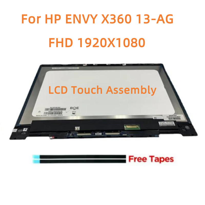 13.3 In LCD For HP ENVY X360 13-AG 13-ag0010ur 13-ag0020ur Series LCD Display Tou Screen Digitizer A