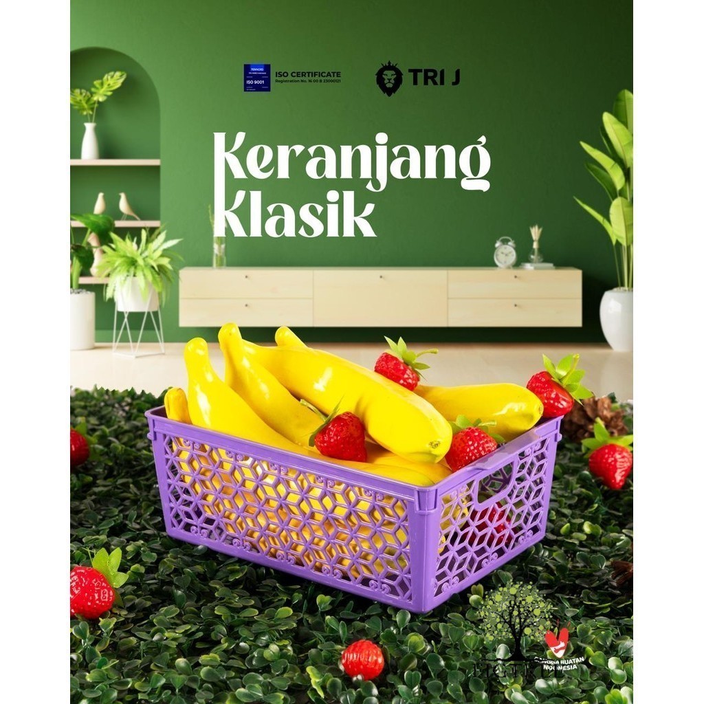 Keranjang Kotak Serbaguna Plastik