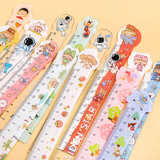 

SSG Penggaris Lucu 15 Cm / Penggaris Plastik Funny Karakter / Penggaris Sekolah Kantor