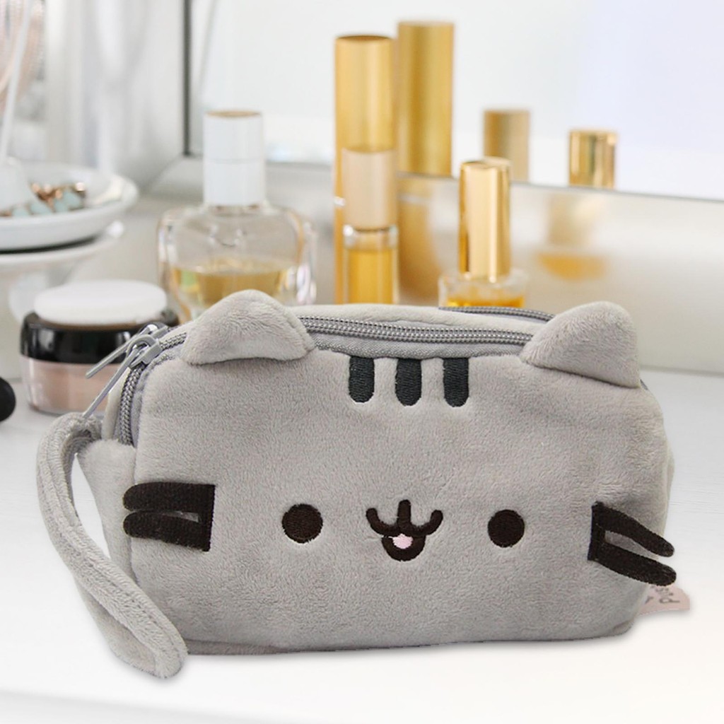 

Plush Pencil Case Pencil Bag Makeup Bag Storage Pou Cute Cat Cosmetic Bag