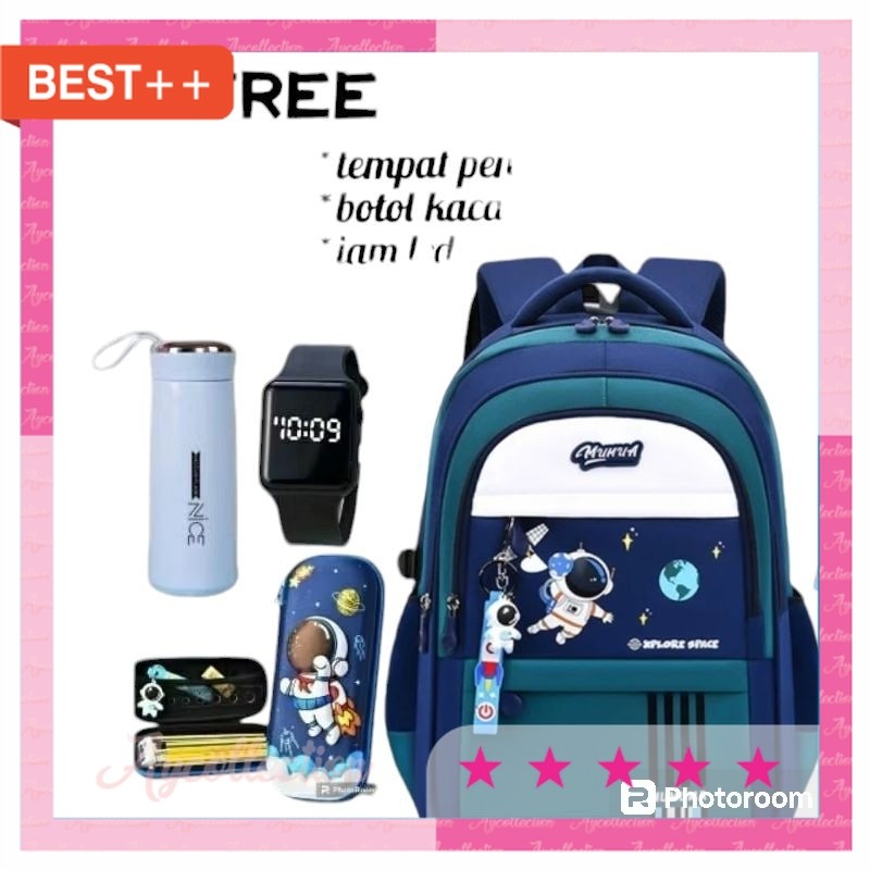 ATK PERLENGKAPAN ANAK TAS SEKOLAH MURAH PREMIUM KUAT AWET / Tas ransel anak sekolah laki laki SD ban