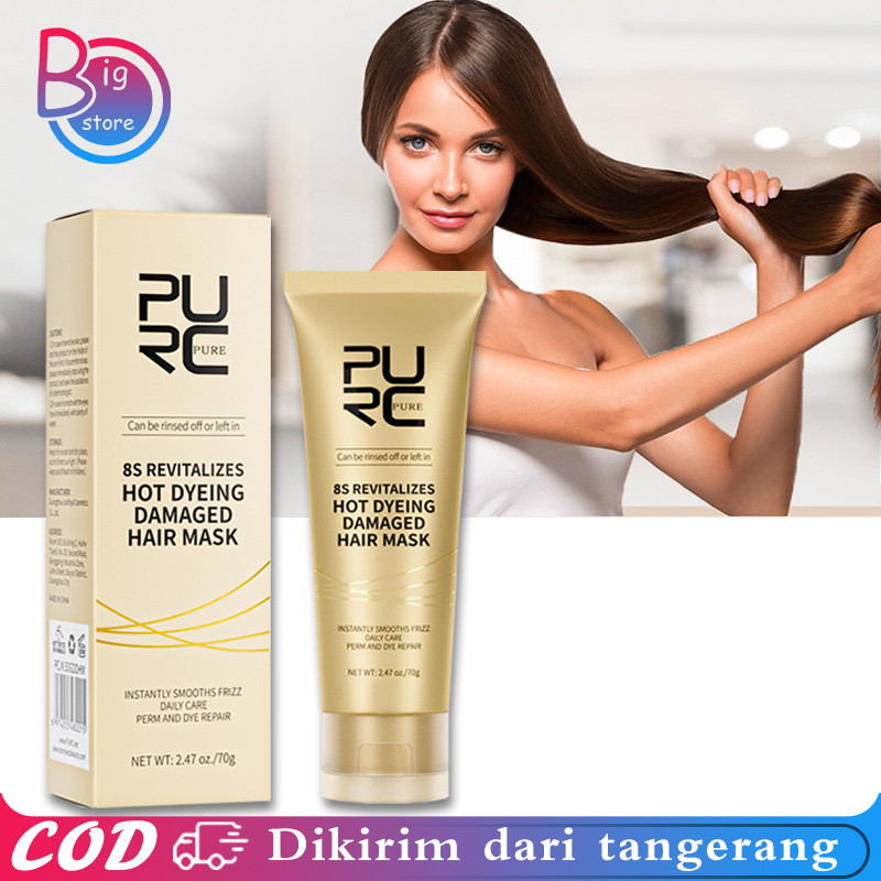 PURC Treatment Keratin Rambut Instant Keratin Treatment Keratin Smoothing Kondisioner 70ml
