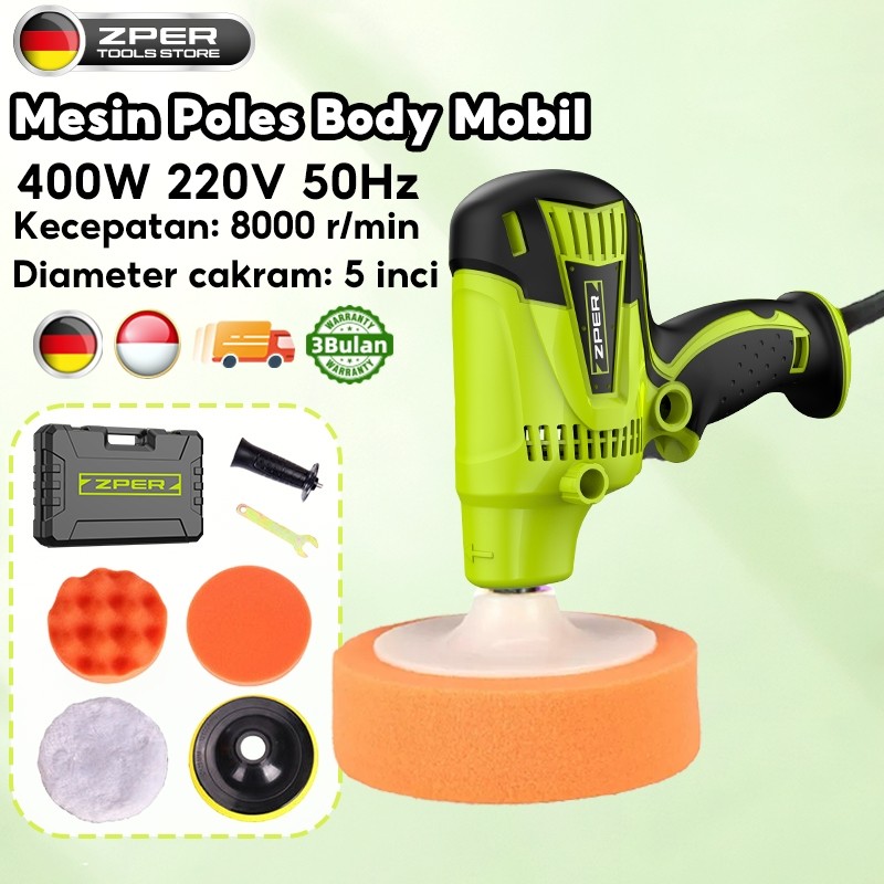ZPER Mesin Poles Body Motor Mini Mobil 900W