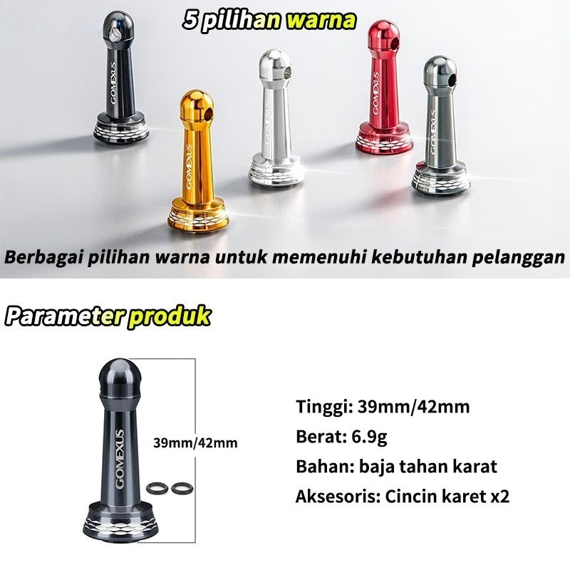 NEW Stand Reel 39/42mm Untuk Shimano Ryobi 1000-6000 Langsung