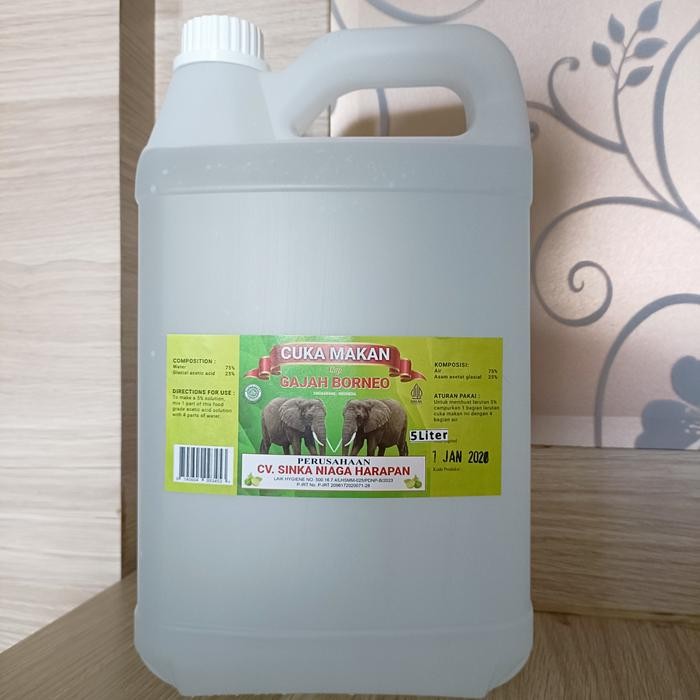 

cuka makan cap gajah borneo 5 liter