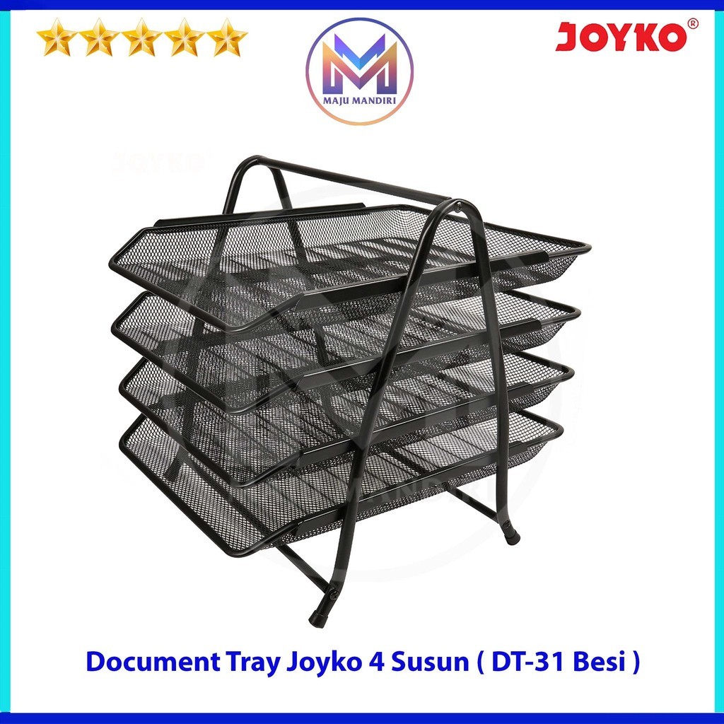 

New Document Tray Joyko DT 31 4 Susun / Rak Dokumen 4 Tingkat BesiPremium