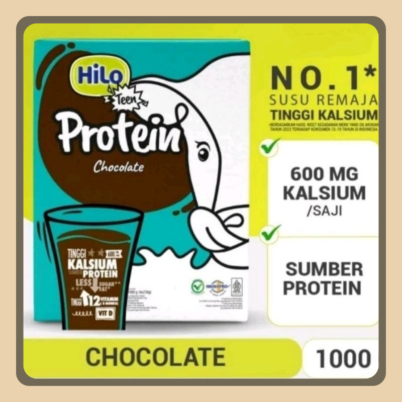 

Hilo Teen School Active Gold Coklat Chocholate Vanila Vanilla Original 1000 gram 1000gr