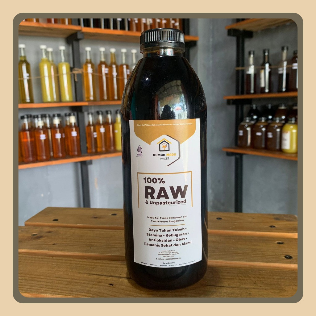 

Madu Murni Nektar Akasia (Hutan Jambi) 1 Liter100% Asli Pure Raw Honey
