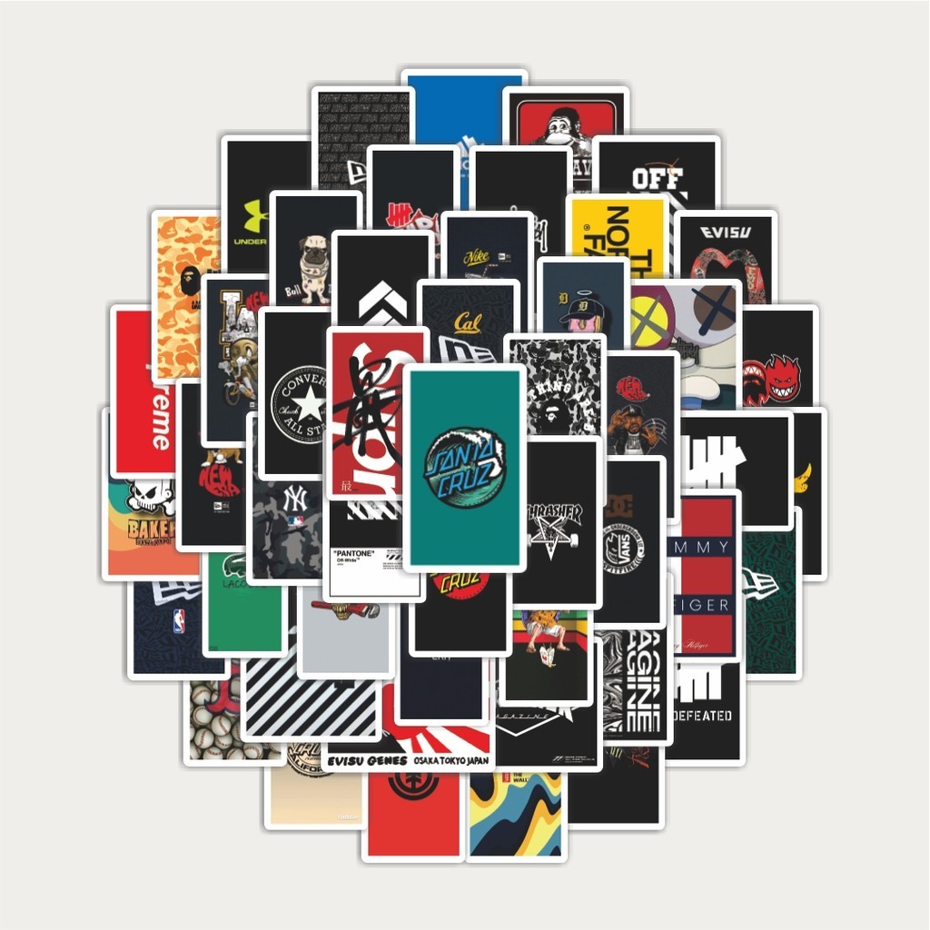 

Sticker Pack Stiker Random Mix Logo Brand versi 2 | Sticker TUMBLR | Stiker LAPTOP KOPER HELM