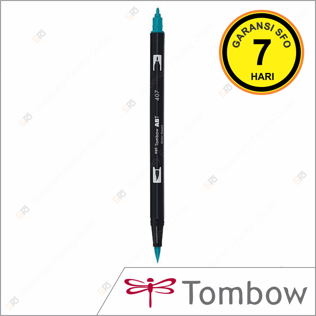 

Dual Brush Pen Tombow 407 - Tiki Teal - ABT Satuan