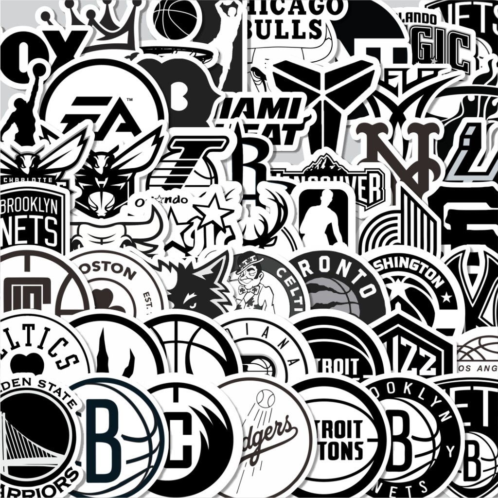 

Stiker Cutting Pack Stiker Aesthetic Black And White Brand Distro Dekorasi Versi 1 Lucu Kreatif untuk Notebook, Skateboard, HP