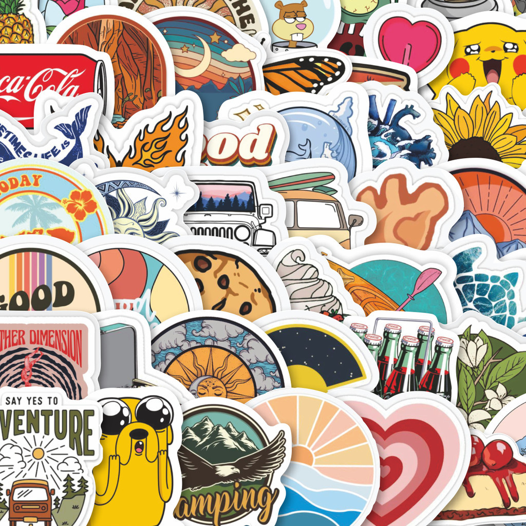 

Stiker Cutting Pack VSCO Style Isi 100Pcs Series Aesthetic Lucu Keren Untuk Koper Bahan Vynil