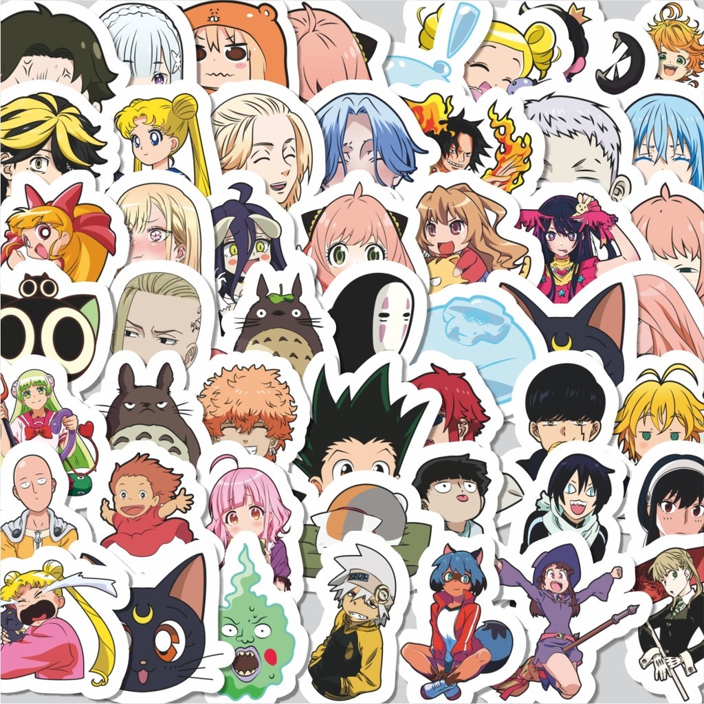 

Stiker Cutting Pack Stiker Anime Jepang V2 Isi 100Pcs Series Aesthetic Lucu Keren Untuk Koper Bahan Vynil