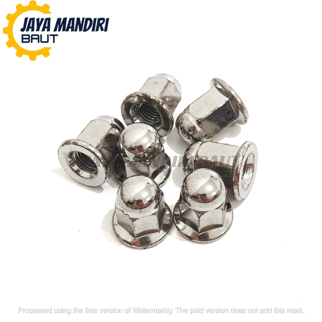 Mur Topi M8 Chrome Baut 12