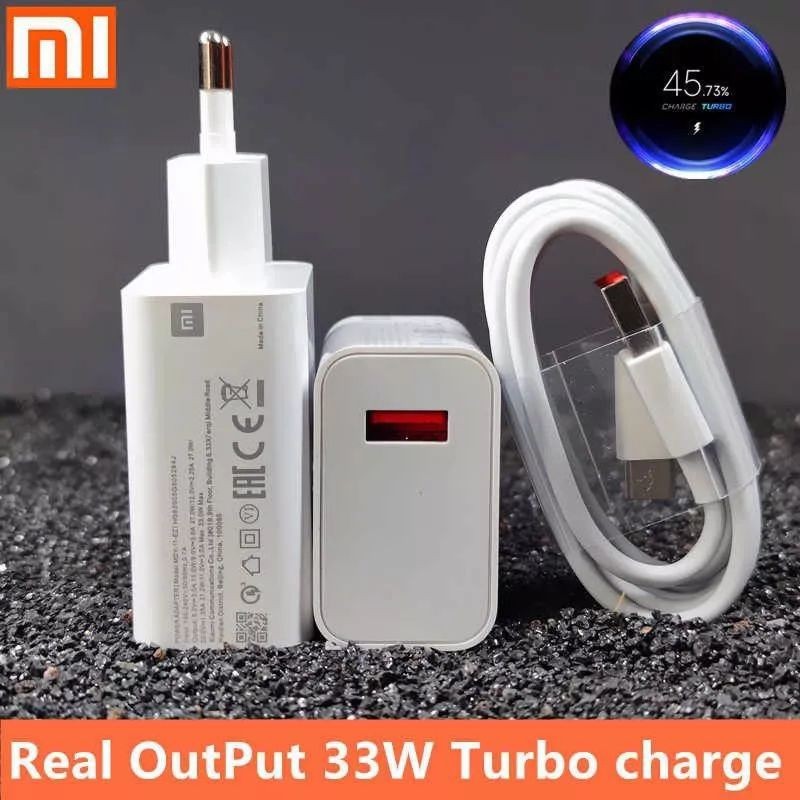 Charger xiaomi 33wat  watt oril type c  charge 33w Remdi 9a/5a/7a/R note 8/9pro/Mi 10 Lite 5G 10T Pr