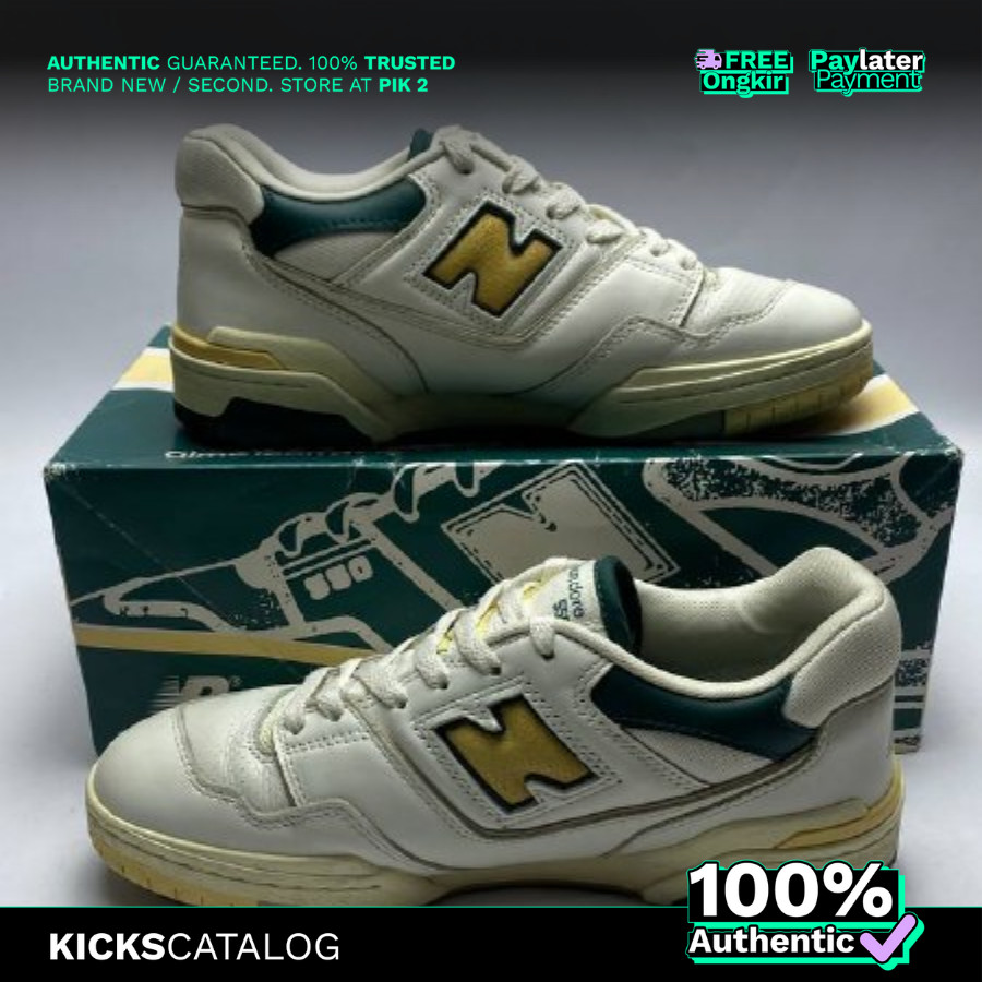 New-Balance-550-Aime-Leon-Dore-Natural-Green -100% Authentic | VNDS