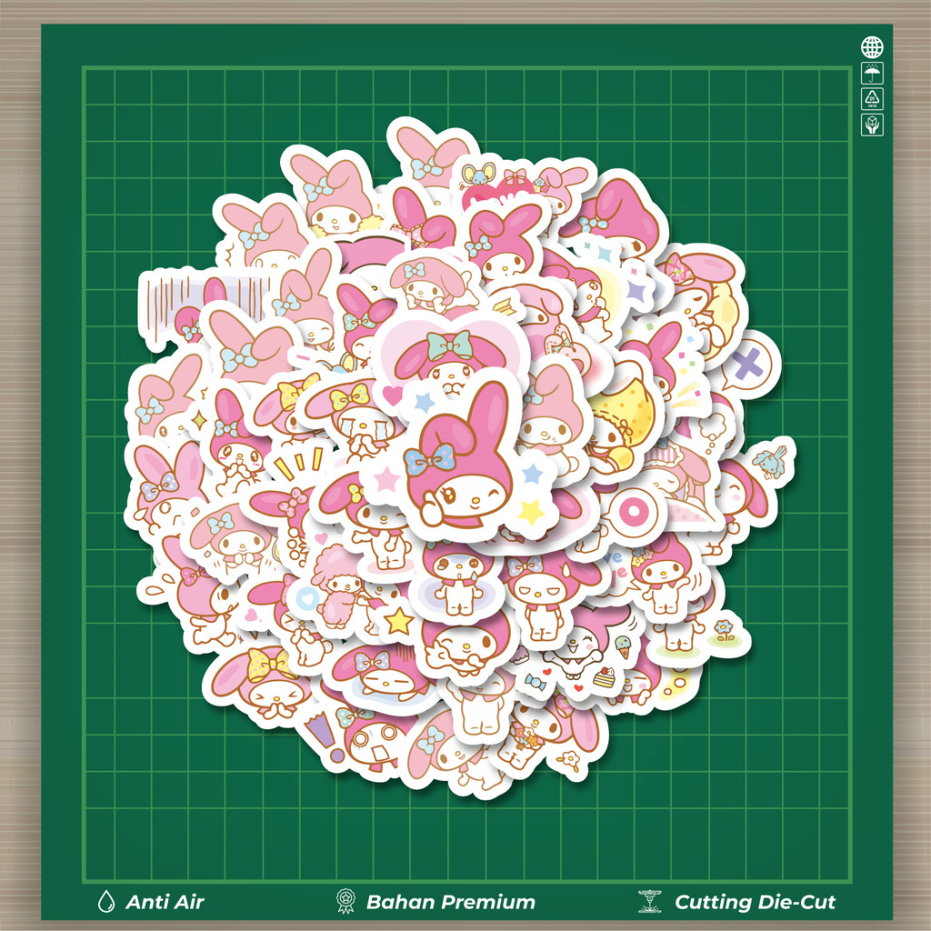 

HOT 50 PCS STIKER Stiker Kartun Melody Versi 2 Stiker Fashion Cars Decal Dingin Kartu Album Custom Vinyl Anti Air- Sticker Aesthetic Buku Journal Koper Casing HP Tablet Laptop Helm Motor Botol Minum