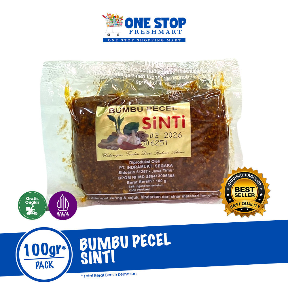 

SAMBEL PECEL BUMBU SINTI 100GR