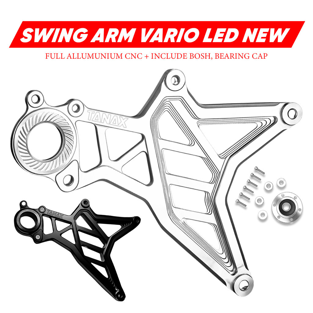 Swing Arm Vario 125 150 LED Full CNC Aluminium Bisa Upgrade Cakram Belakang PNP