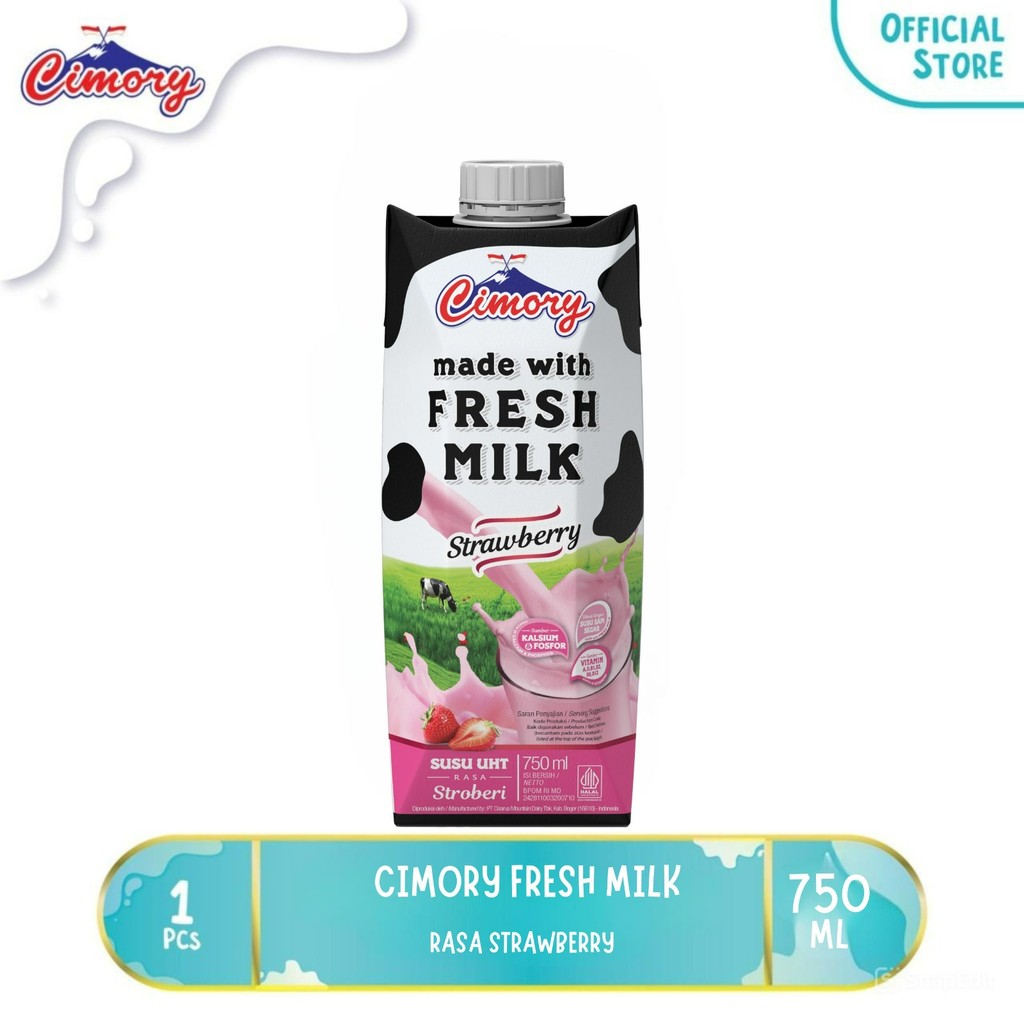 

CIMORY UHT MILK 750 ML STRAWBERRY