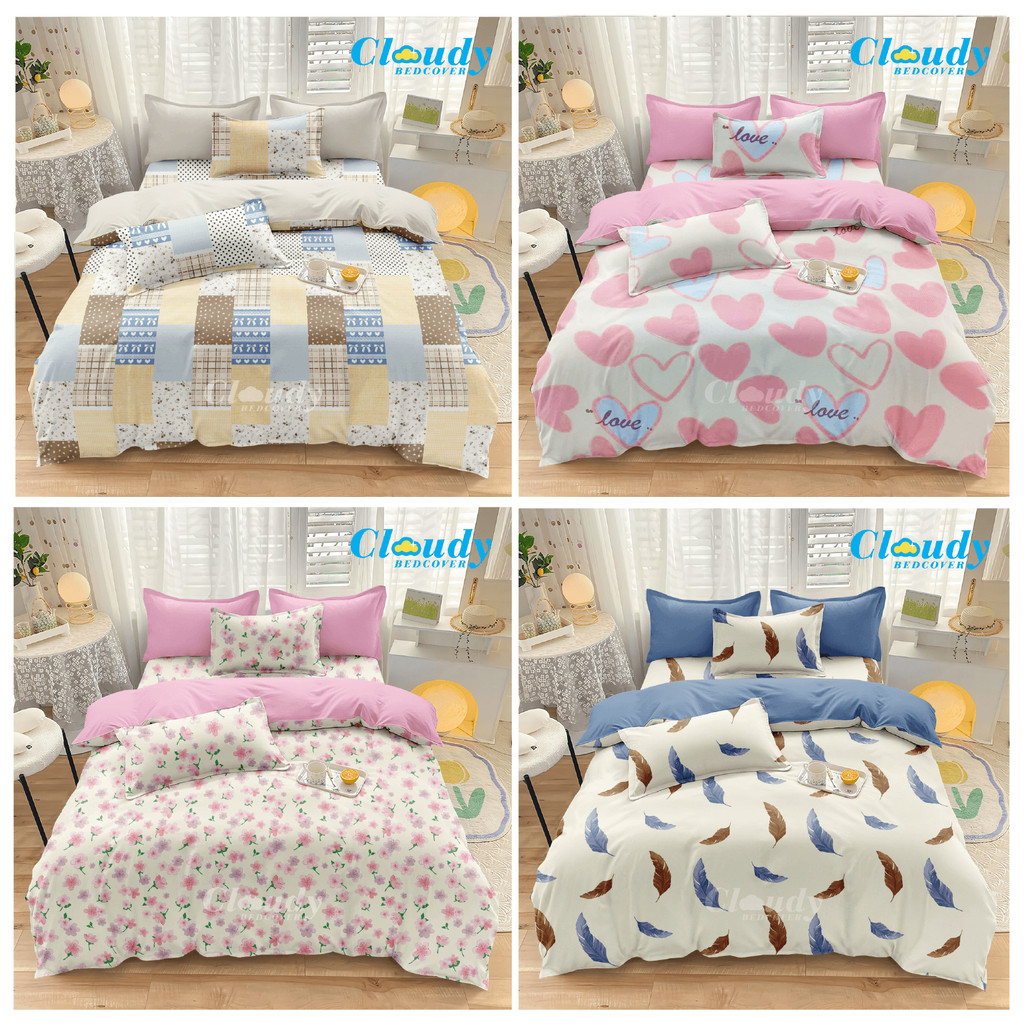 Bedcover Only / Hanya Bedcover / Selimut - Cloudy Bedcover