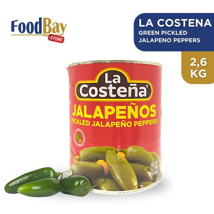 

LA COSTENA - Green Pickled Jalapeno Peppers 2,6 Kg / Cabai Mexico