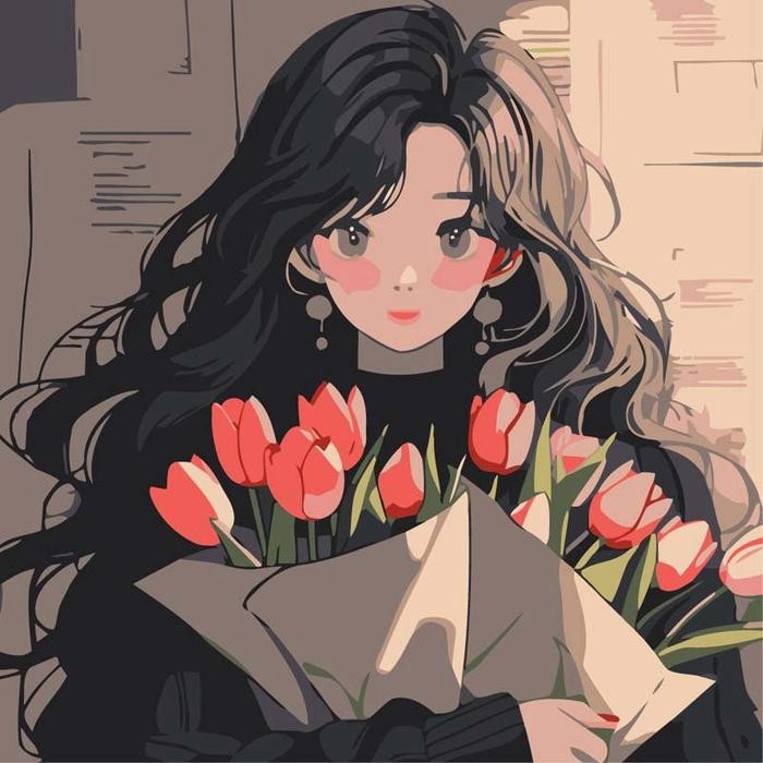 

UQ Paket Melukis Paint By Numbers Kit Anak Kanvas Gambar Colouring Belajar Mewarnai STY7051 - BLACK LONG