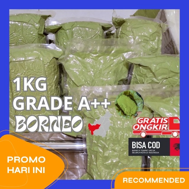 

Premium keratonn Kalbar Green Asli Hulu Keratuhm Powder A+++(S+) 1kg