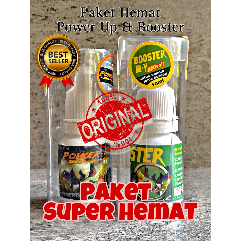 Booster + Power Up by 220 Volt Paket Super Hemat pleci sogon