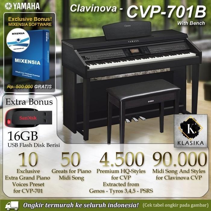 Yamaha Clavinova CVP 701 / CVP-701 / CVP701 B - Digital Piano