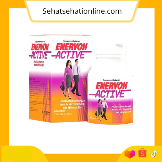 Enervon Active 30 Tablet / Enervon C Active Botol 30 Tablet