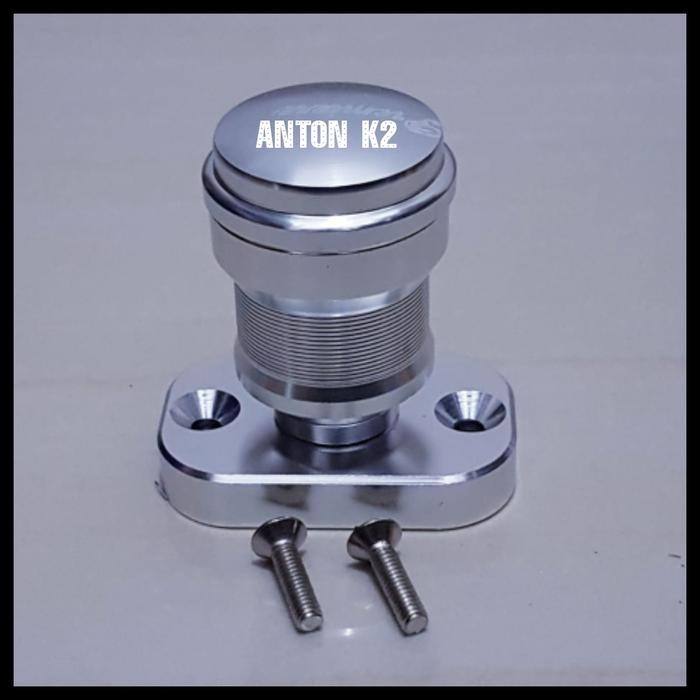 TUTUP MASTER REM TABUNG OIL VARIASI MOTOR JUPITER/MIO FINO/VEGA/VEGA R - Silver