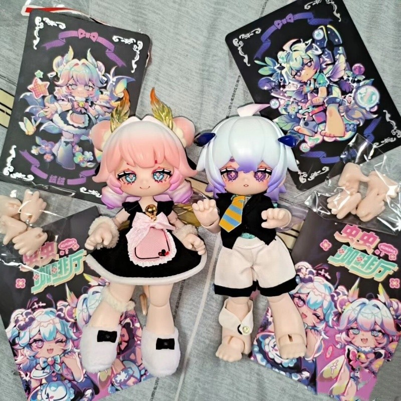 Kukaka Insect Cafe Series Ob11 1/12 Bjd Blind Box Doll Toys Mystery Box Caixa Surpresa Action Figure