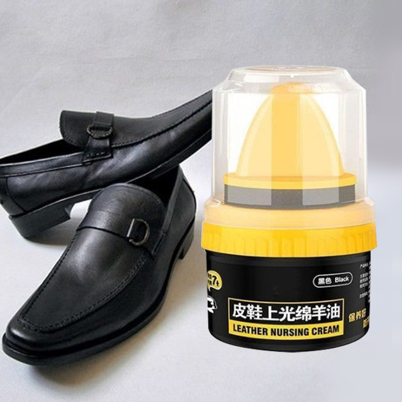 Semir Sepatu Kulit Semir Sepatu Kulit Coklat Muda Semir Sepatu Kulit Coklat Dengan Kuas Kulit Anti L